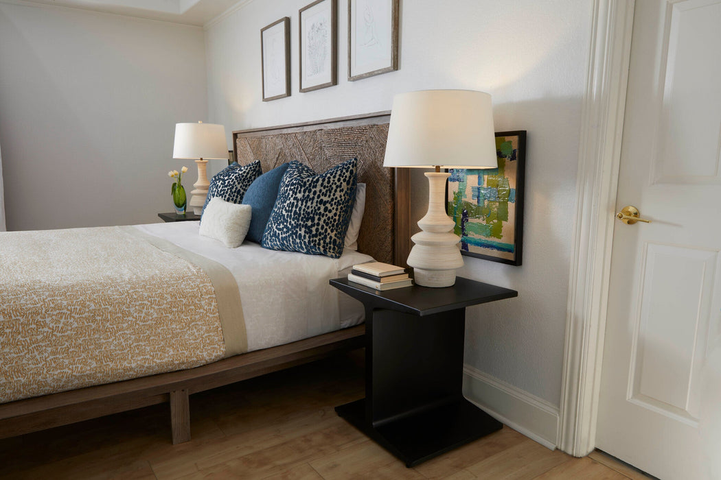 Barcelona Table Lamp Designed by J Kent Martin |White