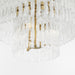 Quorum Home Cyan - 11676 - 18 Light Chandelier - Aged Brass