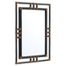 Kampanya Mirror | Black | Natural  Rattan
