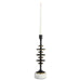 Barcelo Candleholder | Antique Bronze | White | Brass - Small