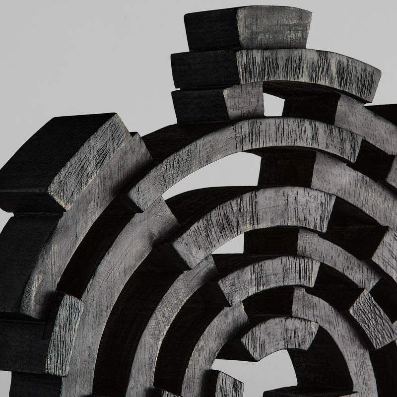Vortex Sculpture | Dark Walnut - Large