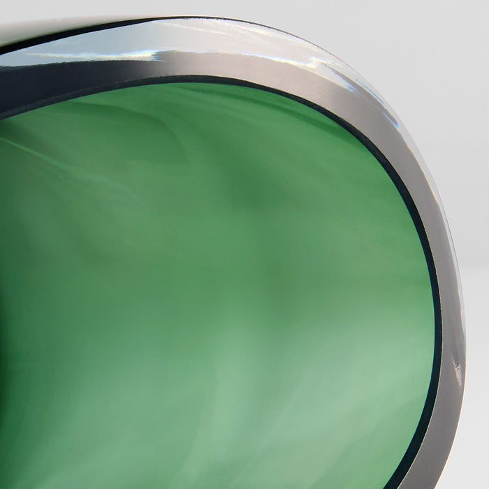 Muzo Vase | Emerald Green | Clear - Medium