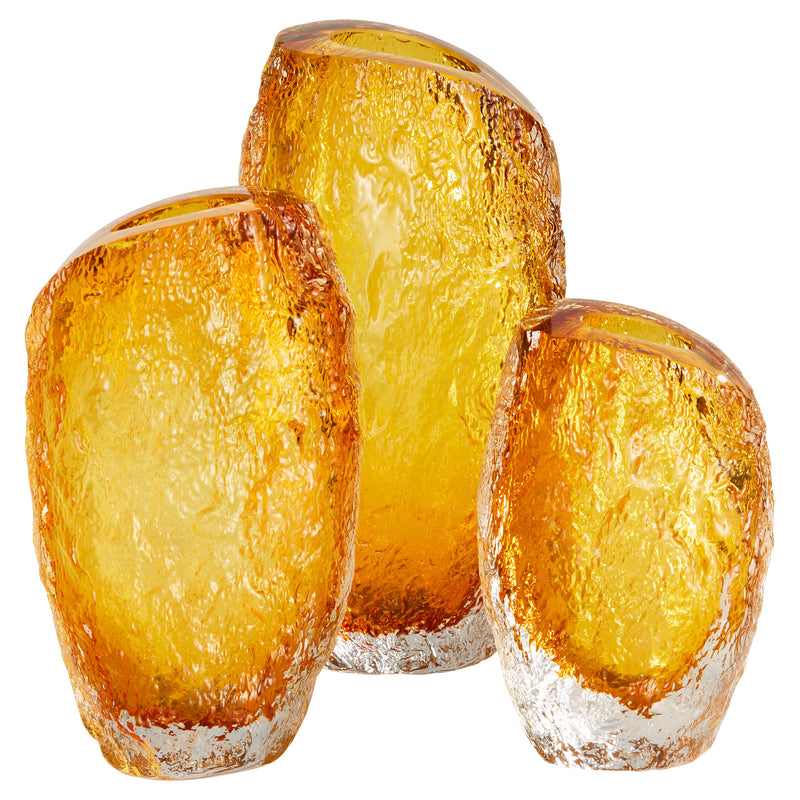 Baltic Vase | Amber | Clear - Medium