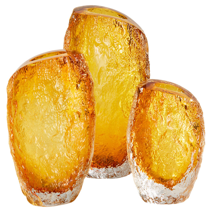 Baltic Vase | Amber | Clear - Medium