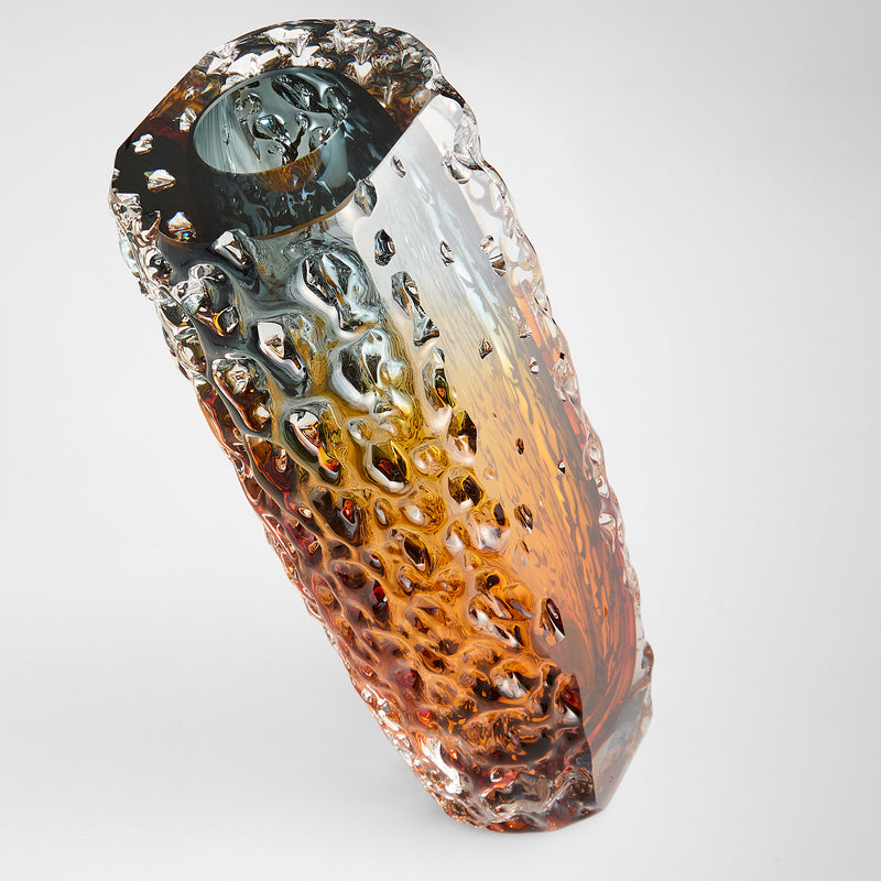 Tramonto Vase | Smoke | Amber - Large