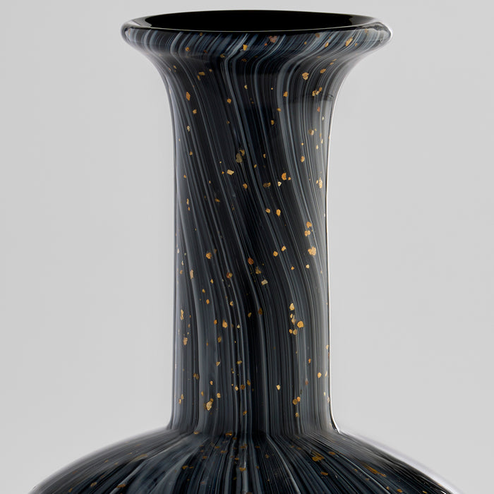 Infinity Vase | Black | Grey | Gold - Medium