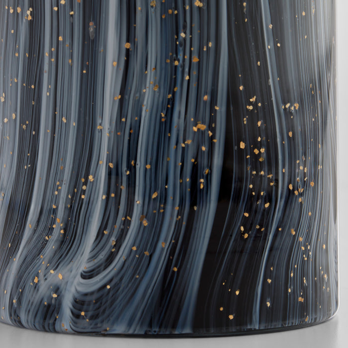 Infinity Vase | Black | Grey | Gold - Medium