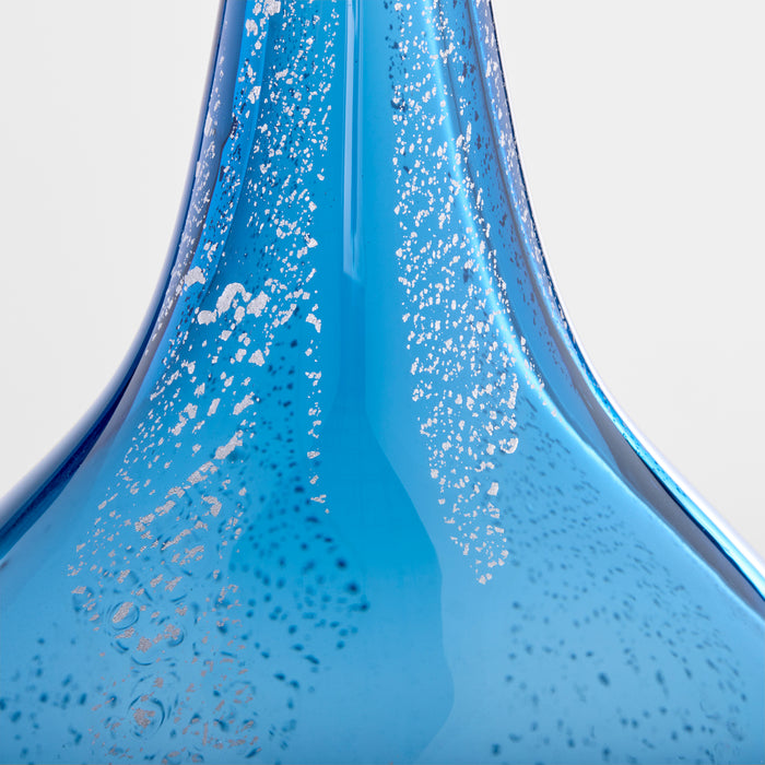 Vero Vase | Blue | Gold | Clear - Large