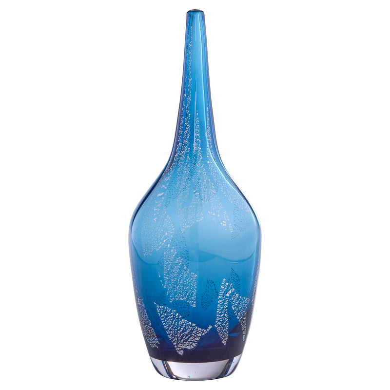 Vero  Vase | Blue | Gold | Clear - Small