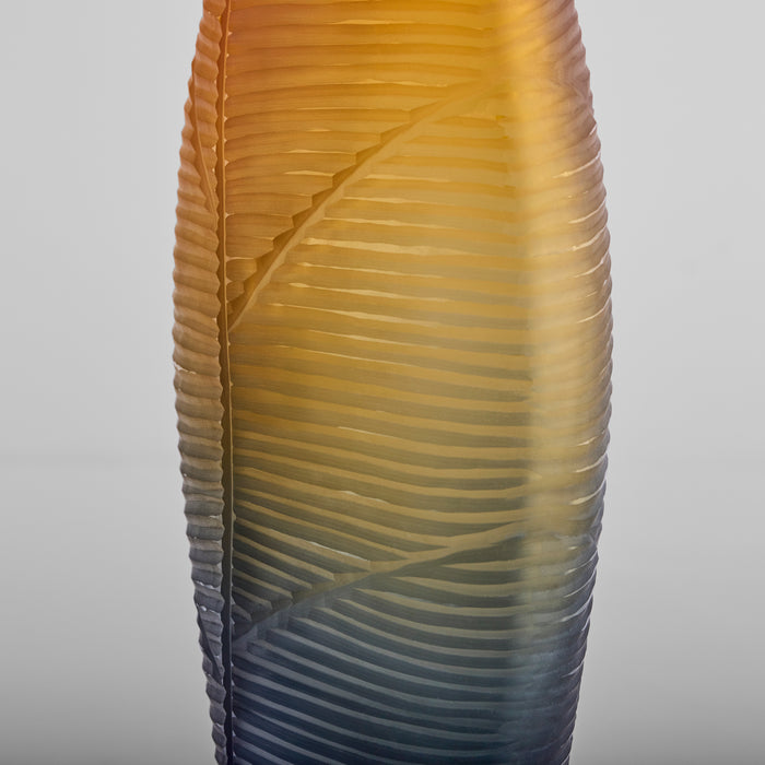 Vesper Vase | Amber | Grey - Small