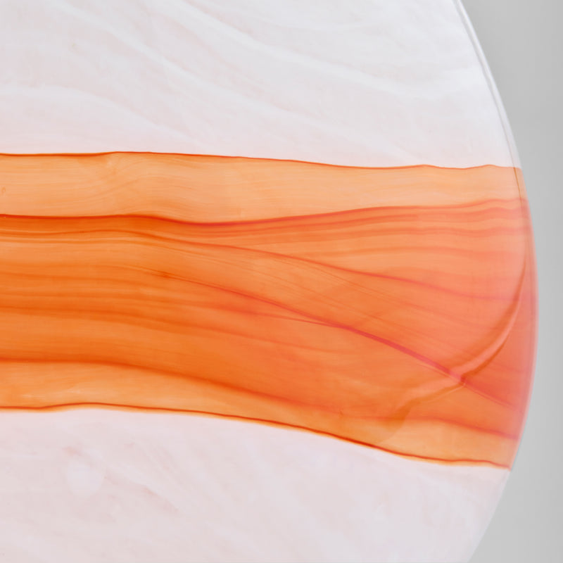 Pacaya Vase | White | Orange - Small