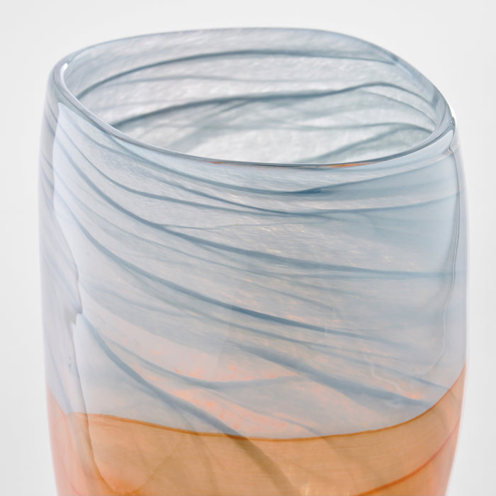 Pacaya Vase | Grey | Orange - Short