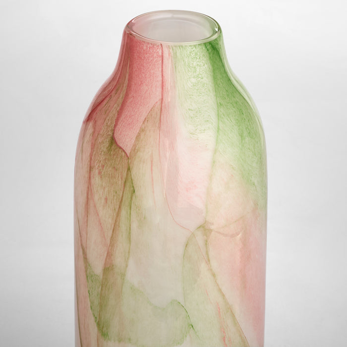 Fern Vase | White | Spring Green - Large
