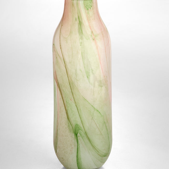 Fern Vase | White | Spring Green - Medium