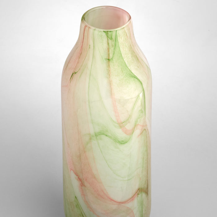 Fern Vase | White | Spring Green - Medium