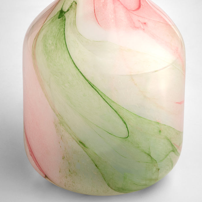 Fern Vase | White | Spring Green - Small