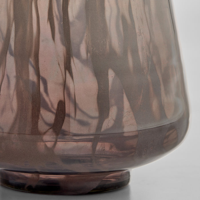 Billow Bottle Vase | Grey Swirl - Small