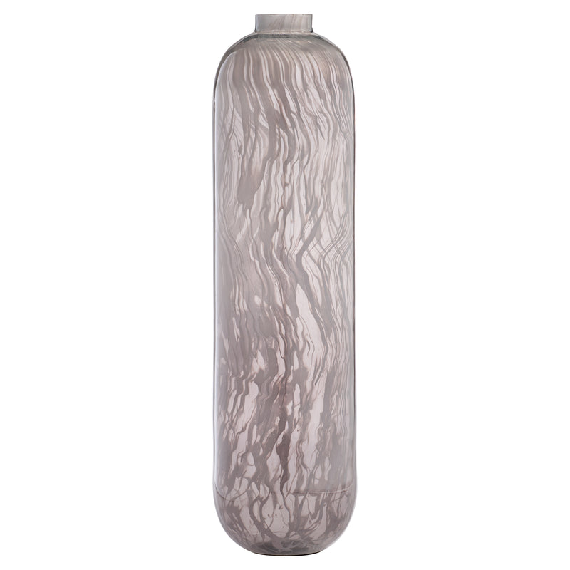 Billow Vase | Grey Swirl - Large