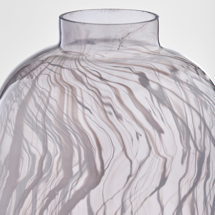 Billow Vase | Grey Swirl - Small