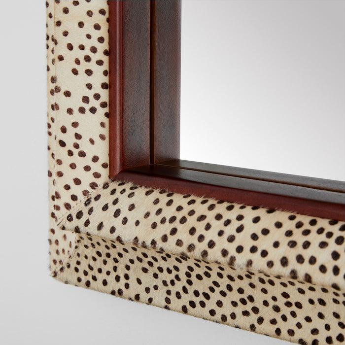 Gaborone Mirror Designed by J Kent Martin | Off White | Brown | Walnut