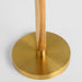 Broadway Floor Lamp | Antique Brass | Teak