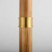 Broadway Floor Lamp | Antique Brass | Teak