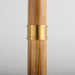 Broadway Floor Lamp | Antique Brass | Teak