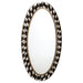 Spiro Mirror | Torched Brass