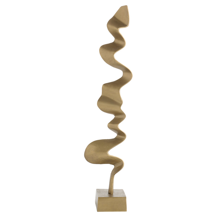 Andra Sculpture | Antique Brass
