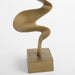 Andra Sculpture | Antique Brass