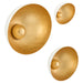 Esfera Wall Bowl | White | Gold - Large