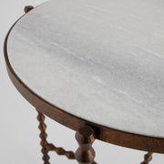Diamante End Table | Antique Bronze