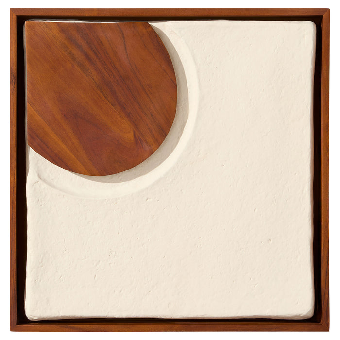 Rhys Decorative Panels Designed by Seth Vaughn | Off-White | Walnut - 4pc set
