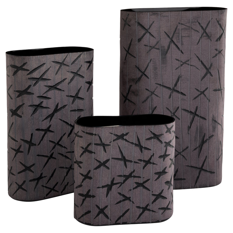 Scribe Vase | Black - Medium