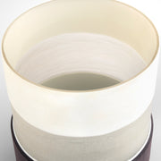 Mesa Vase | Cream | Black - Small