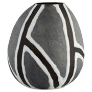 Calle Vase | Black | White | Grey - Large