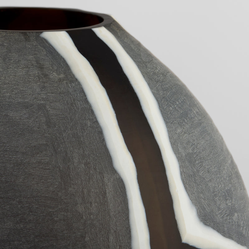 Calle Vase | Black | White | Grey - Large