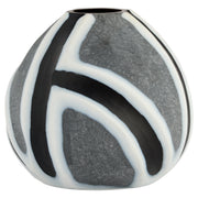 Calle Vase | Black | White | Grey - Small