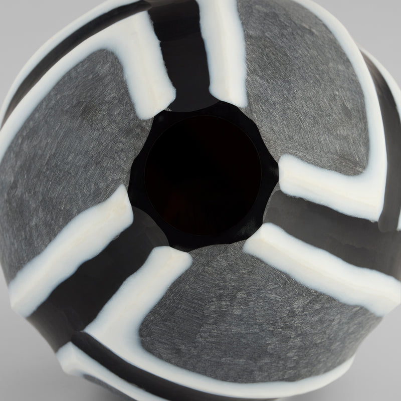 Calle Vase | Black | White | Grey - Small