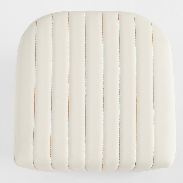 Channel Ottoman | Off-White