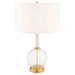 Bulles Table Lamp | Clear | Brass | White