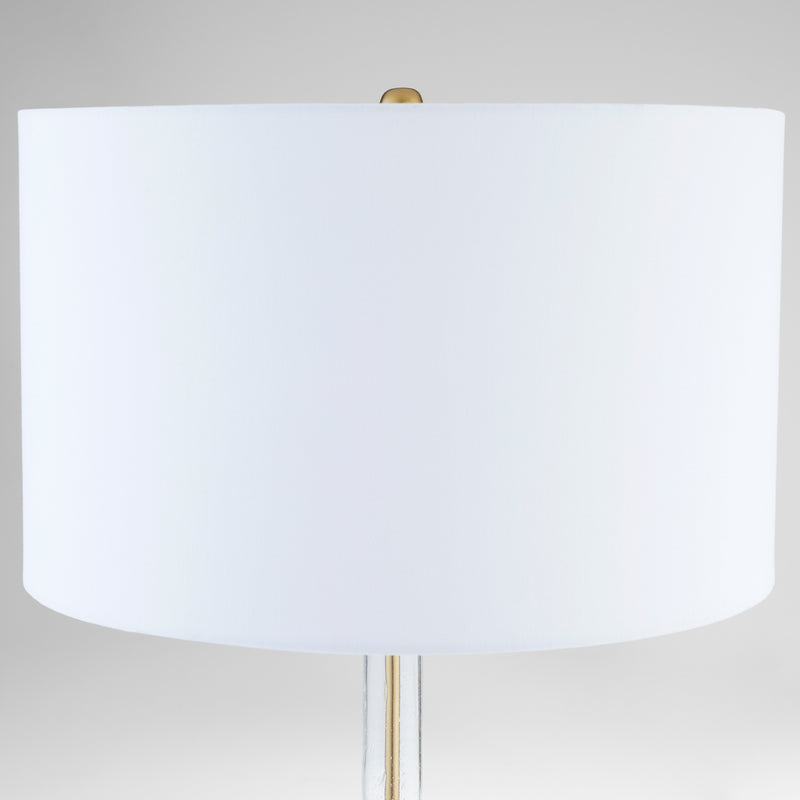 Bulles Table Lamp | Clear | Brass | White