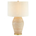 Rotin Table Lamp | Natural | Antique Brass | White