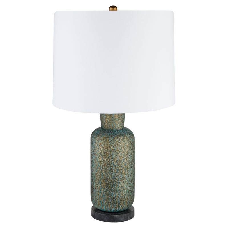 Hepworth Table Lamp | Verde Green Patina | Antique Brass | Black