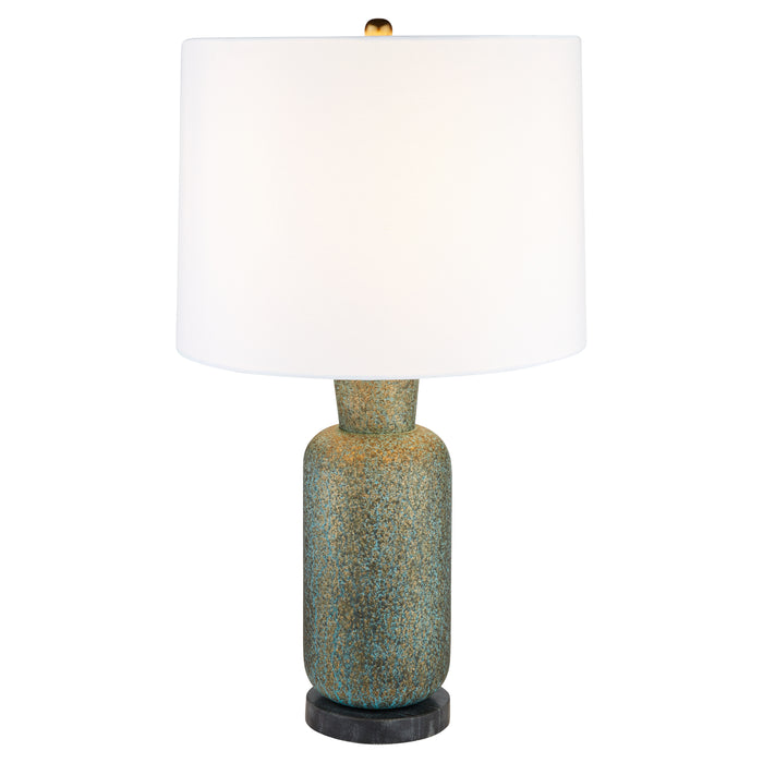 Hepworth Table Lamp | Verde Green Patina | Antique Brass | Black