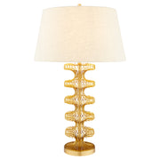 Eero Table Lamp | Antique Brass | Beige