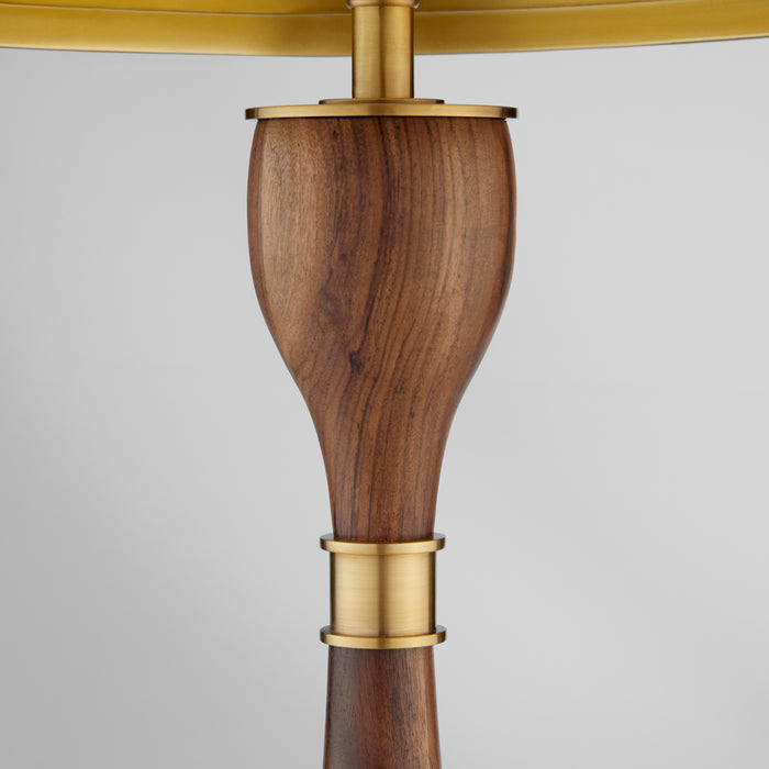 Veneta Table Lamp | Walnut | Brass | Black