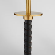 Santiago Table  Lamp | Black | Brass | White