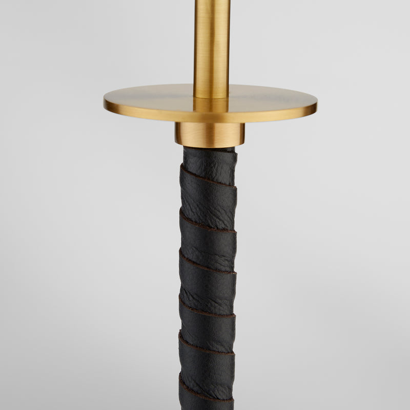 Santiago Table  Lamp | Black | Brass | White
