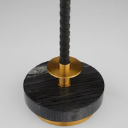 Santiago Table  Lamp | Black | Brass | White